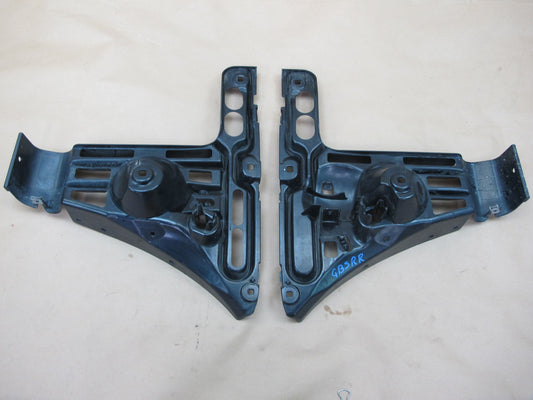 06-10 BMW E63 E64 Set of 2 Rear Left & Right Bumper Mount Bracket Support OEM