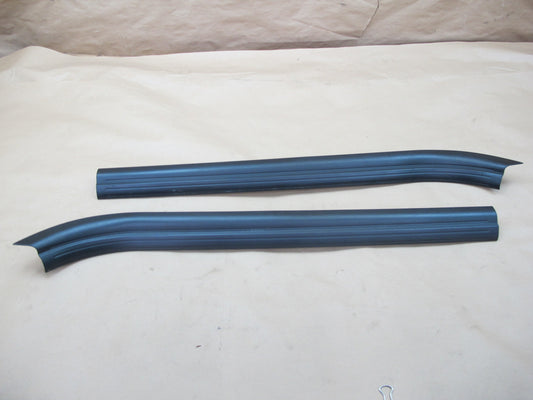 06-10 BMW E63 E64 Set of 2 Left & Right Door Scuff Sill Plate Trim Panel OEM