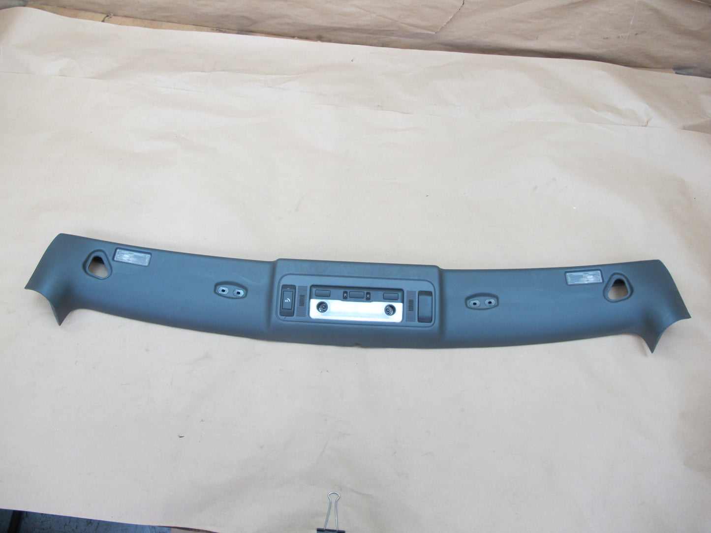 06-10 BMW E64 Convertible Front Headliner Trim Cover Panel w Dome Light OEM