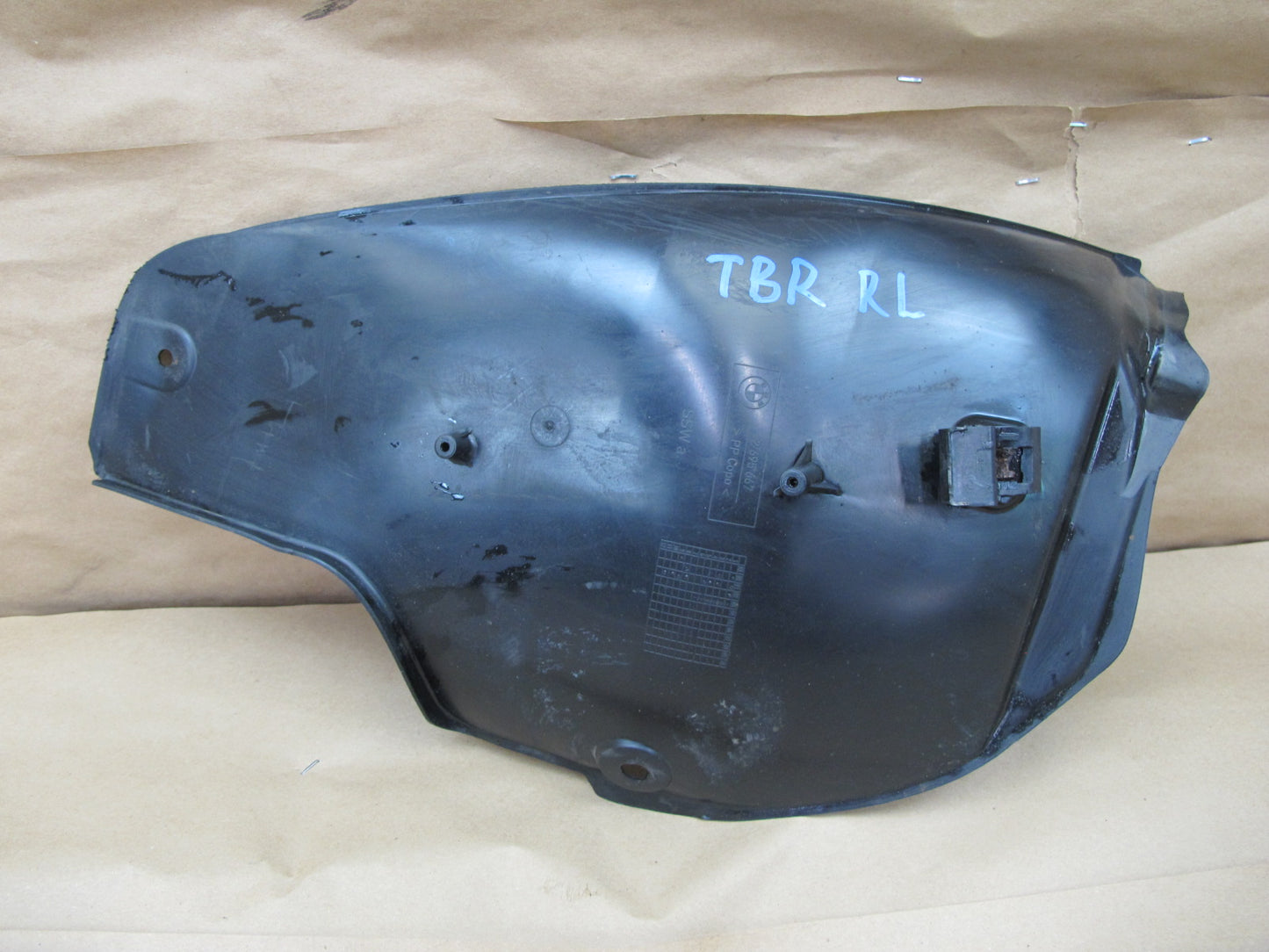 01-06 BMW E46 M3 Coupe Rear Left Fender Liner Splash Shield Guard 2695667 OEM