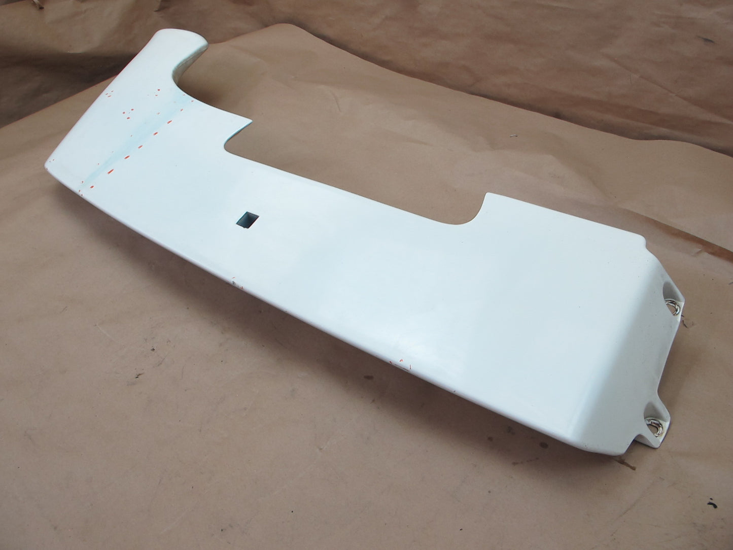 86-91 Porsche 944 Turbo 951 Set of 2 Rear Bumper Lower Apron Panel White OEM