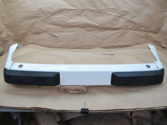 84-90 Porsche 944 Rear Bumper Cover Panel White w Rubber Strip OEM