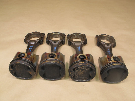 86-92 Toyota Supra MK3 7MGE Set of 4 Engine Piston w Connecting Rod OEM