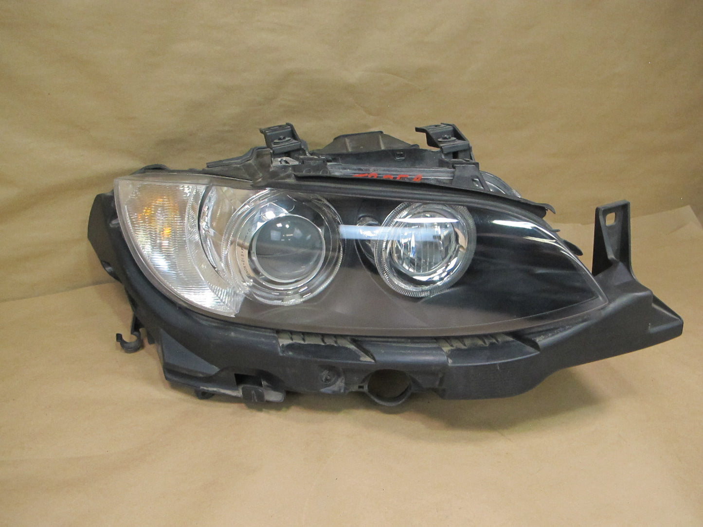 07-10 BMW E92 E93 Set of 2 AHL Adaptive Xenon Headlight Lamp w Bracket OEM