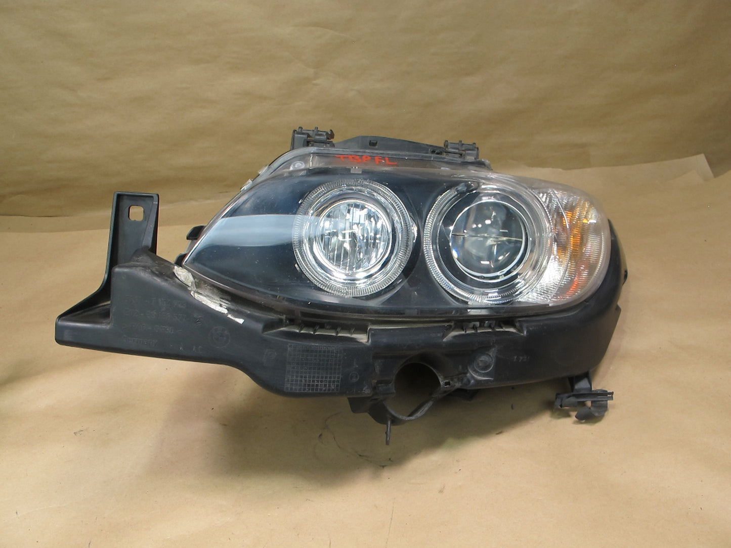 07-10 BMW E92 E93 Set of 2 AHL Adaptive Xenon Headlight Lamp w Bracket OEM