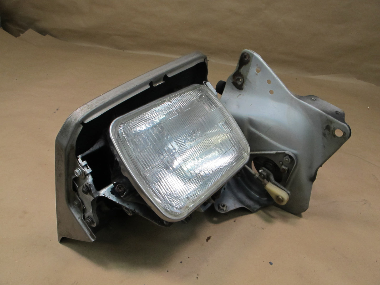 86-87 Toyota Supra MK3 Front Right Headlight POP UP Lamp w Cover & Motor OEM