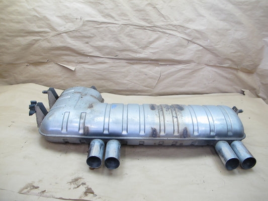 01-06 BMW E46 M3 S54 Coupe Convertible Rear Exhaust Muffler w Tips OEM