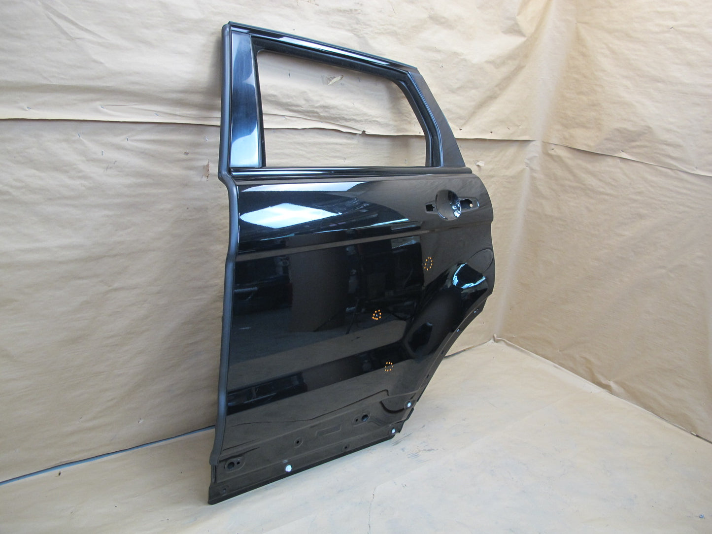 12-19 Range Rover Evoque L538 Rear Left Door Shell Panel Black OEM