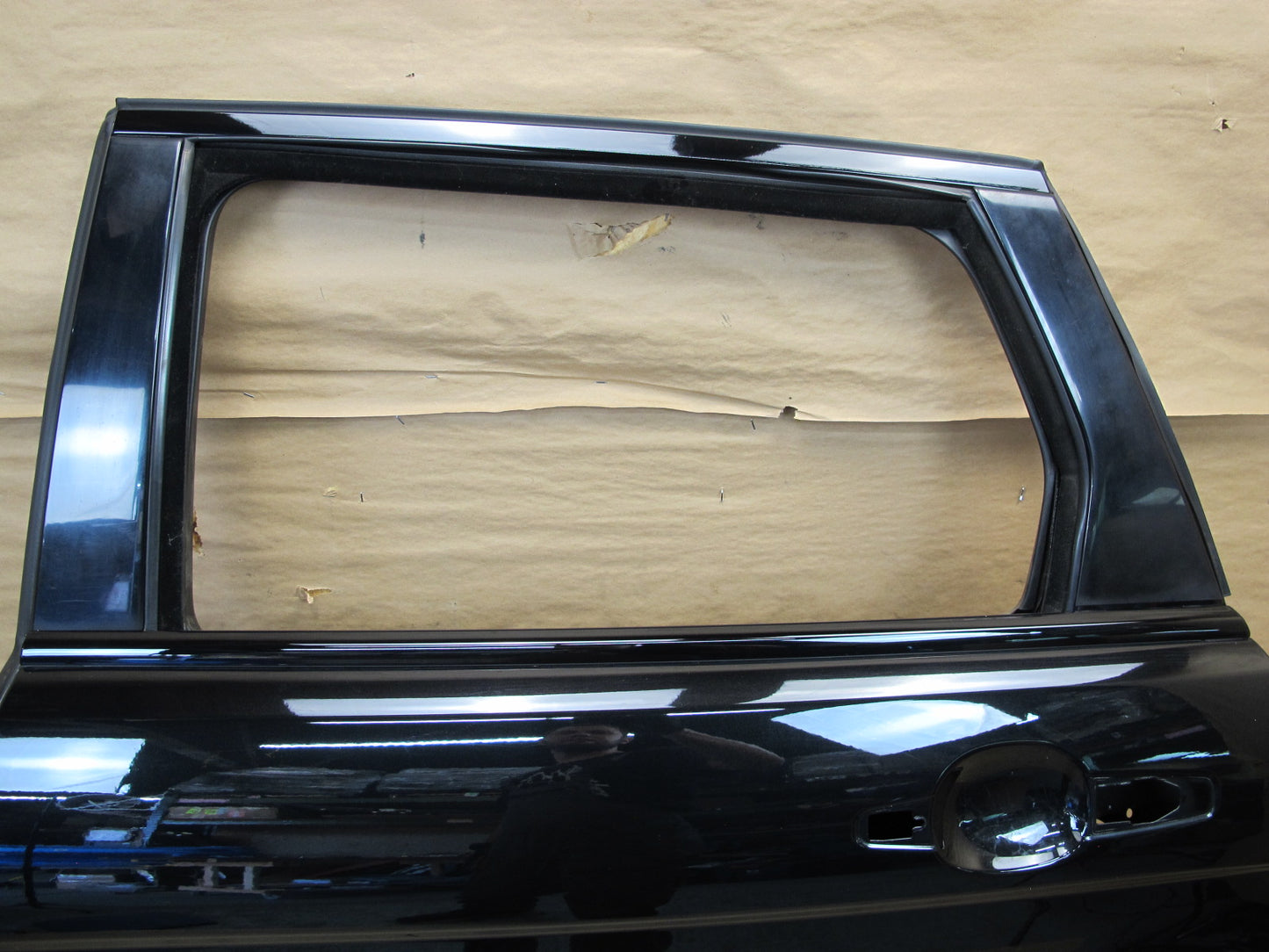 12-19 Range Rover Evoque L538 Rear Left Door Shell Panel Black OEM