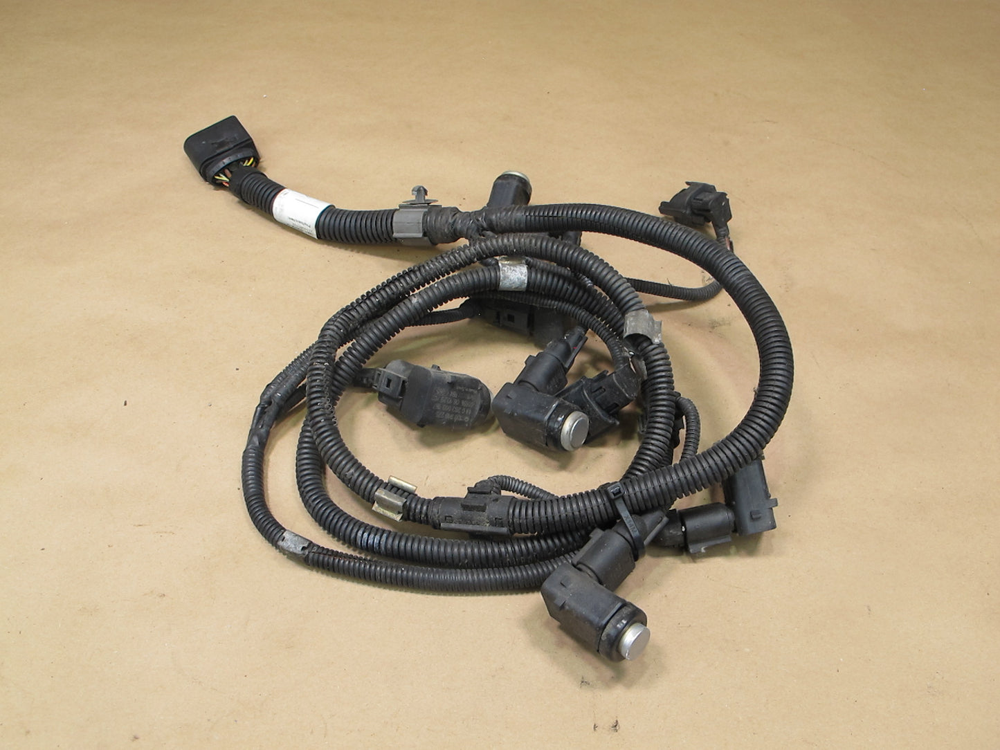 2006 Porsche Cayenne 955 Turbo S Front PDC Parking Distance Sensor Wiring Set