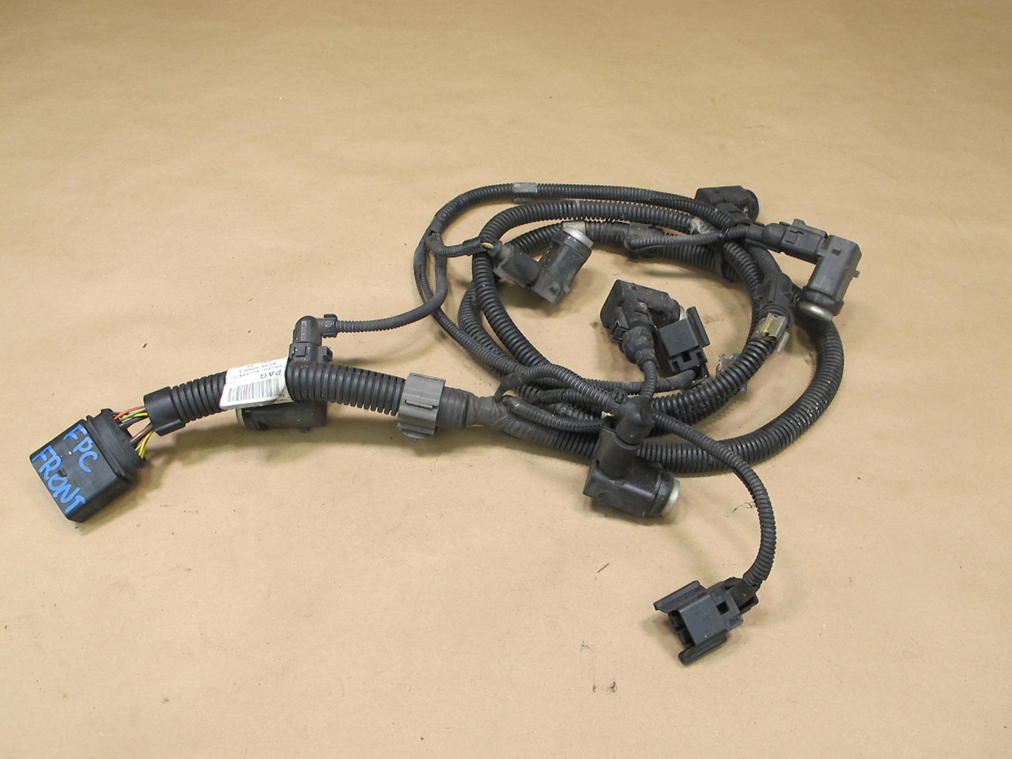 2006 Porsche Cayenne 955 Turbo S Front PDC Parking Distance Sensor Wiring Set