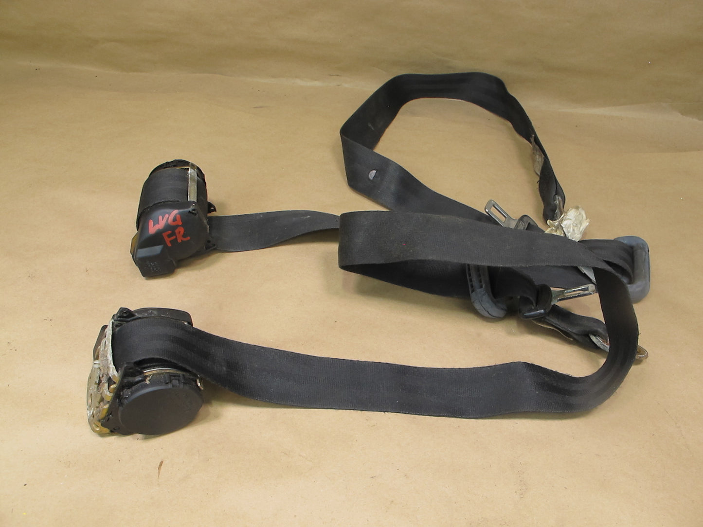 85-93 VW GOLF MK1 CABRIOLET FRONT RIGHT & LEFT SIDE SEATBELT RETRACTOR SET OEM