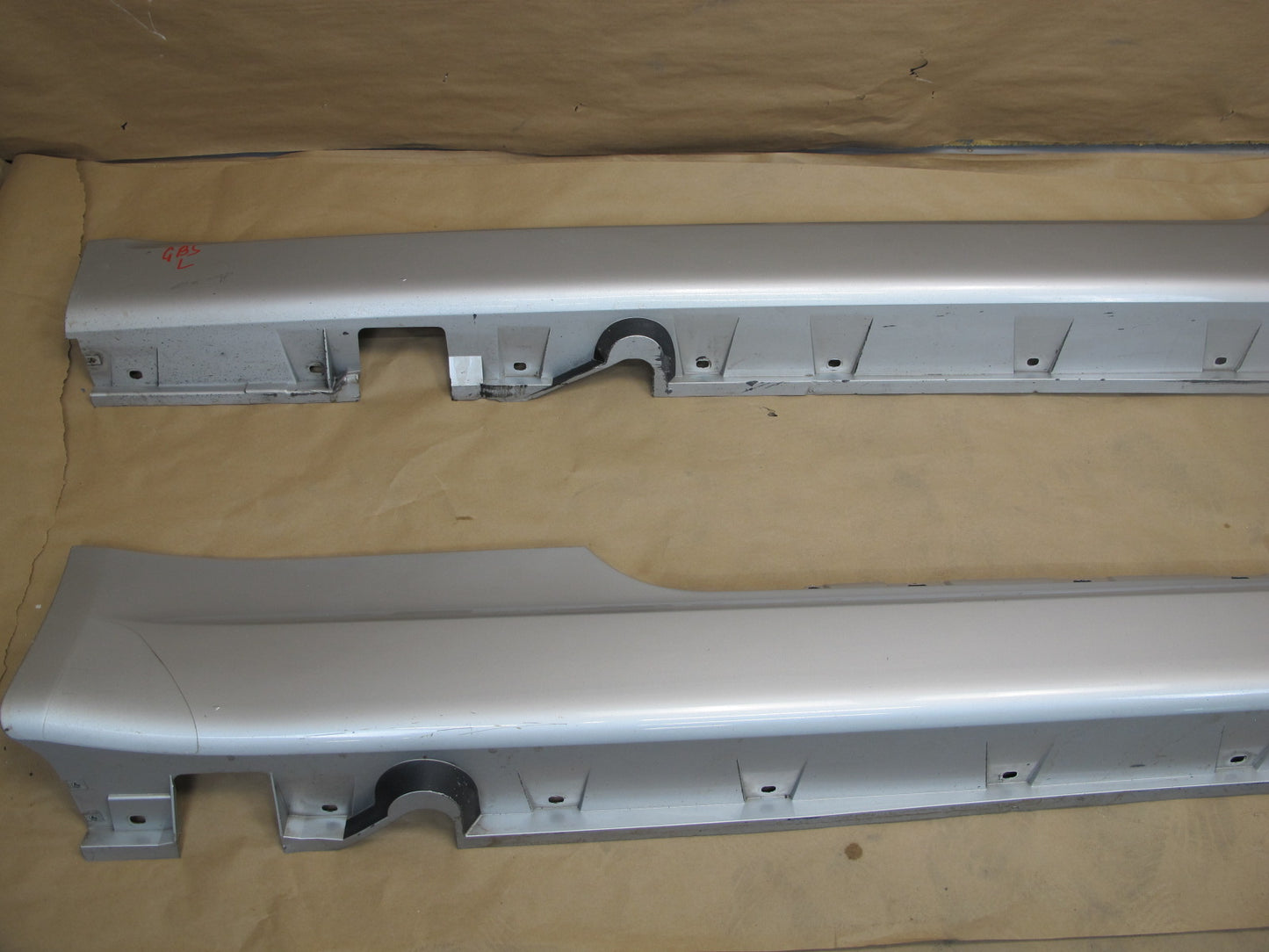 04-07 BMW E63 E64 6-SERIES Set of 2 Left & Right Skirt Rocker Molding OEM