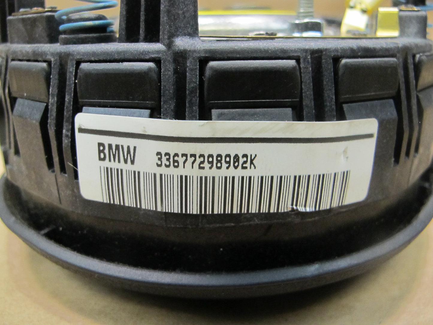 06-10 BMW E63 E64 FRONT LEFT DRIVER SIDE STEERING WHEEL SRS AIRBAG OEM