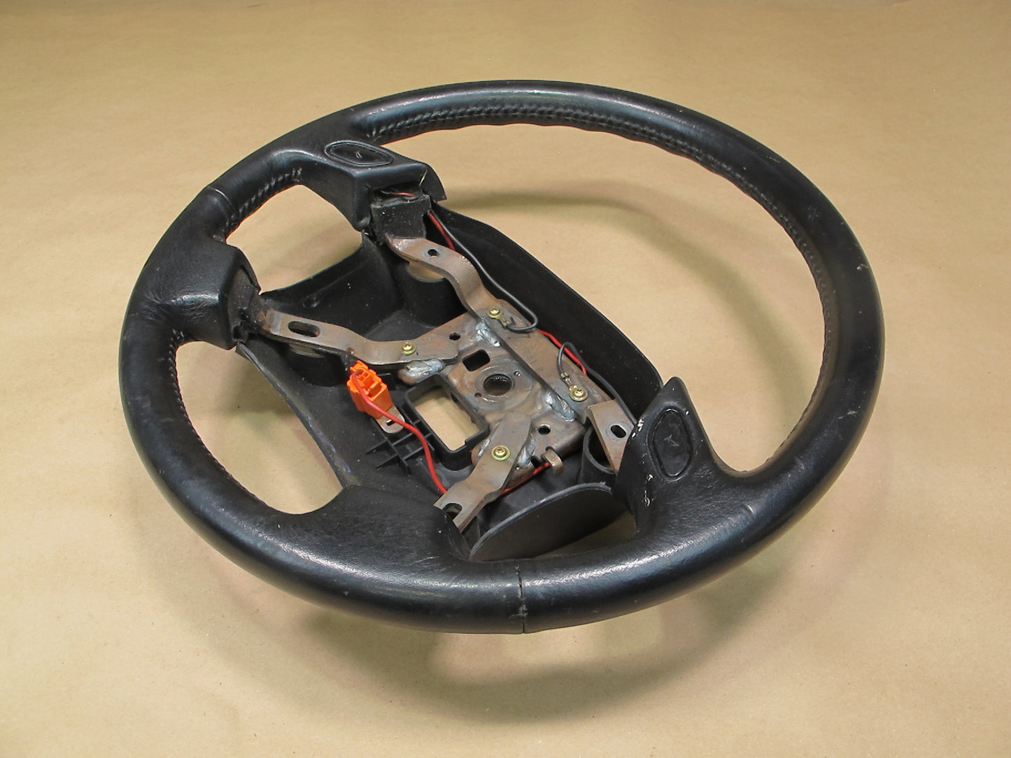 90-91 Mazda RX7 Leather Steering Black OEM