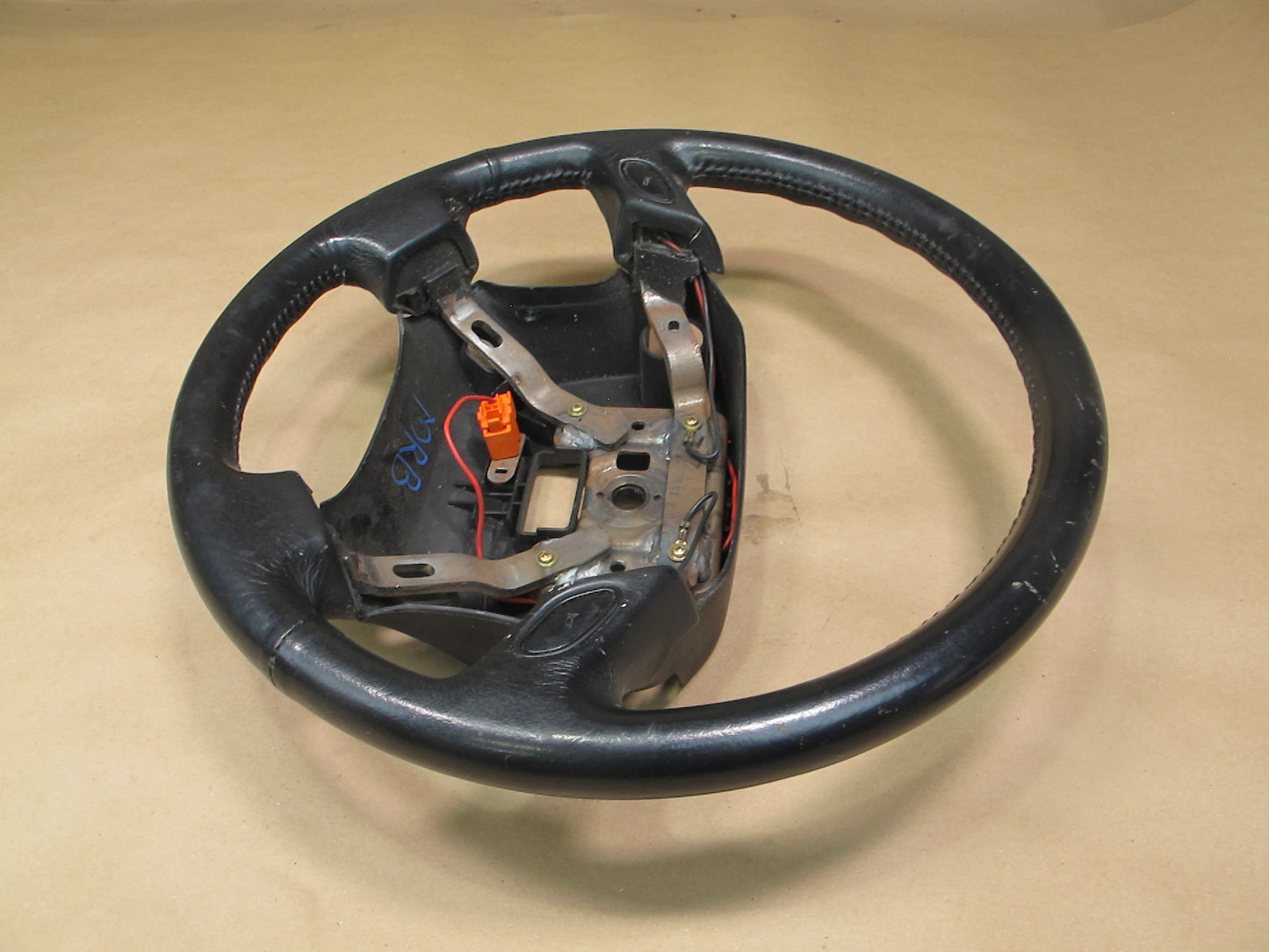 90-91 Mazda RX7 Leather Steering Black OEM