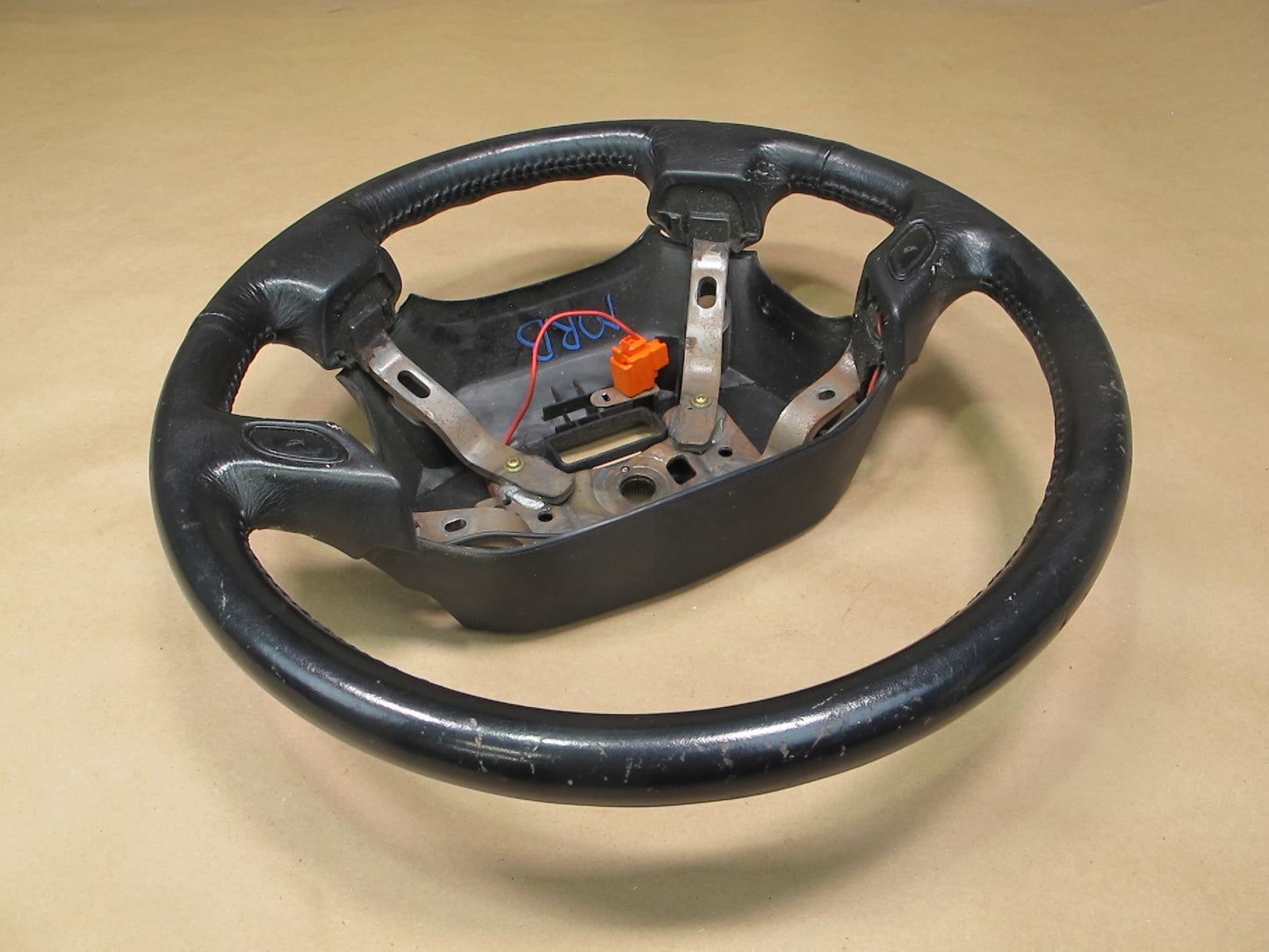90-91 Mazda RX7 Leather Steering Black OEM