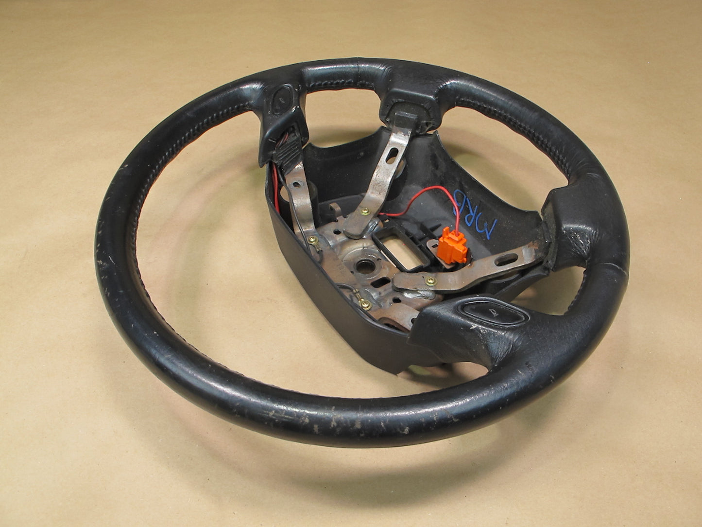 90-91 Mazda RX7 Leather Steering Black OEM