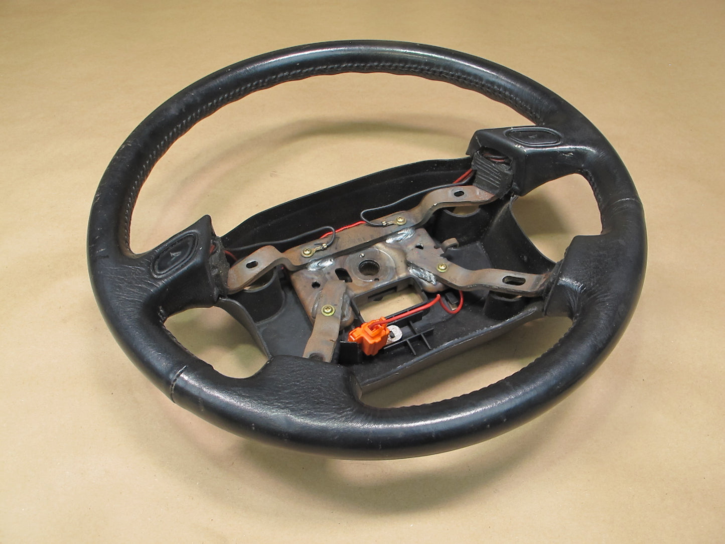 90-91 Mazda RX7 Leather Steering Black OEM