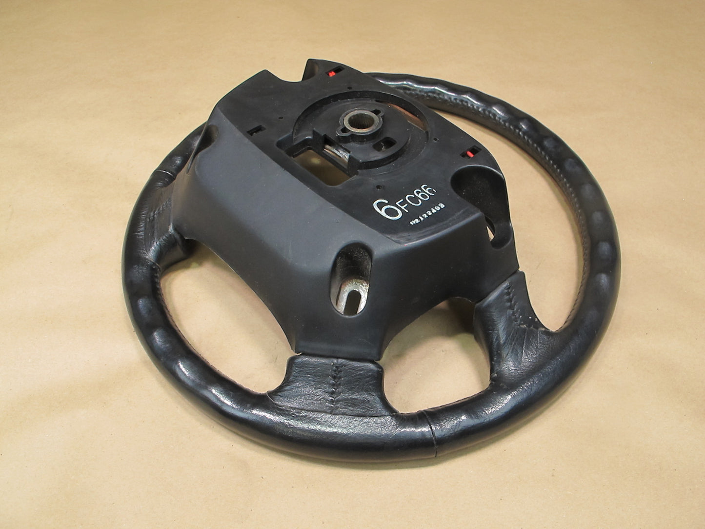 90-91 Mazda RX7 Leather Steering Black OEM