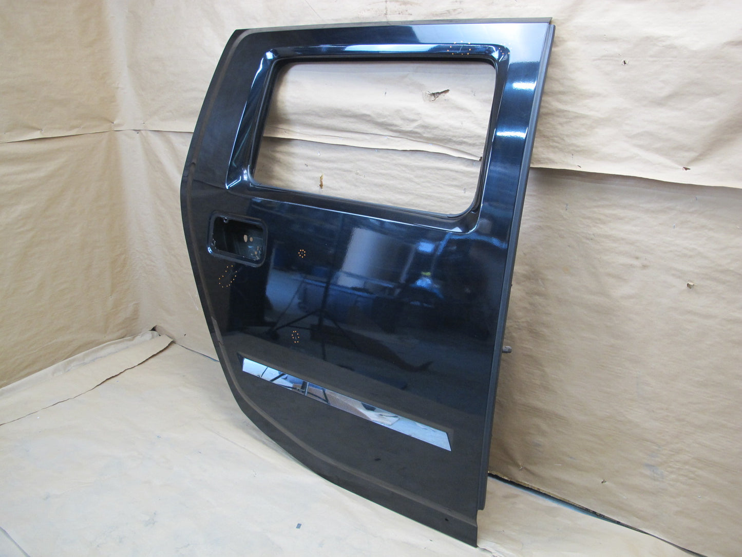 2003-2009 Hummer H2 Rear Right Passenger Side Exterior Door Shell Panel Black