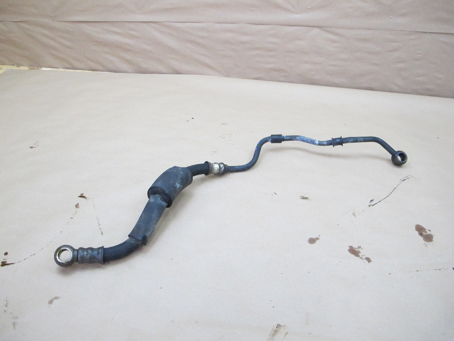 89-91 Mazda RX7 13B Engine Oil Cooler Hose Pipe Line OEM