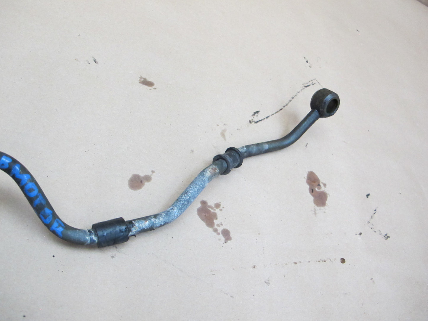 89-91 Mazda RX7 13B Engine Oil Cooler Hose Pipe Line OEM