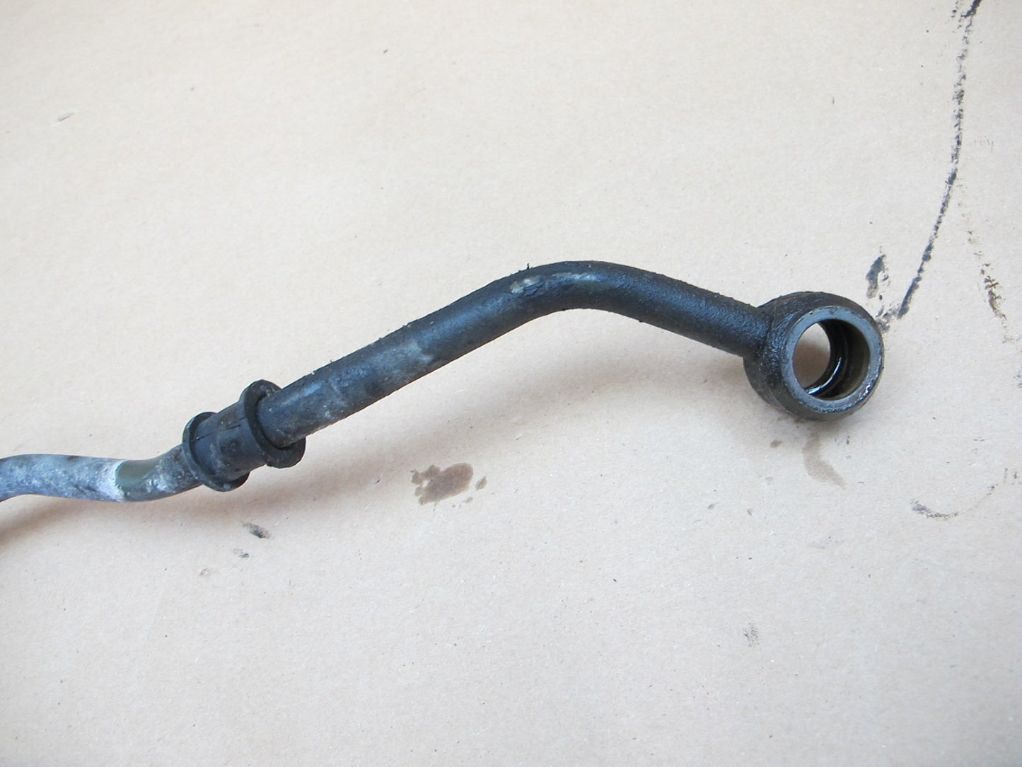 89-91 Mazda RX7 13B Engine Oil Cooler Hose Pipe Line OEM