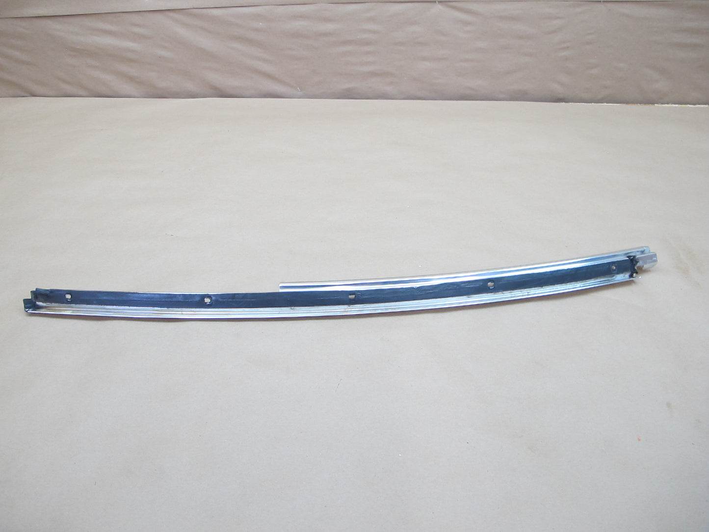 01-06 BMW E46 Convertible Set of 2 Windshield Pillar Chrome Trim Molding OEM