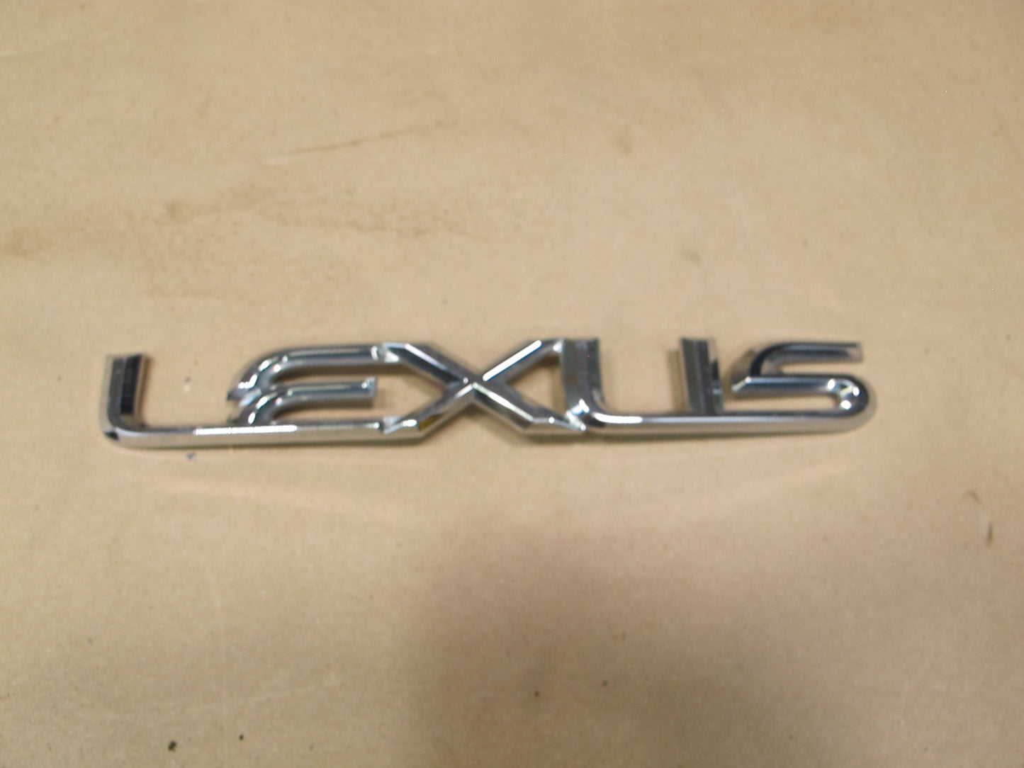 10-15 Lexus IS350 Convertible Rear Trunk Lid Emblem Logo Badge Chrome Set OEM