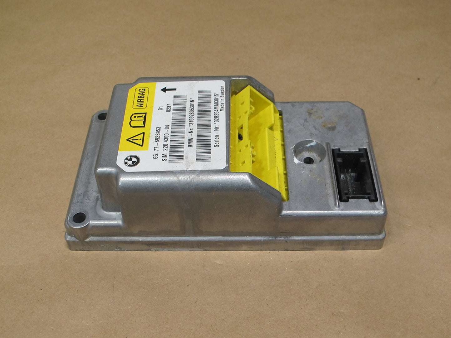 03-05 BMW E85 Z4 SRS AIRBAG CONTROL MODULE UNIT 6928953 OEM