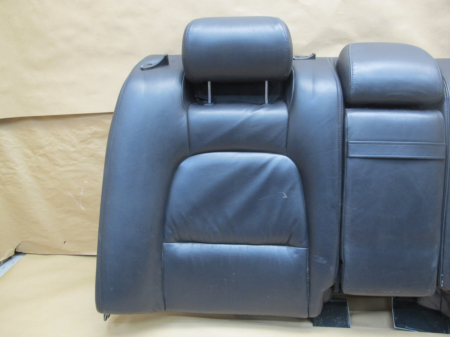 98-00 Lexus UCF20L LS400 Rear Upper & Lower Seat Cushion Leather Black OEM