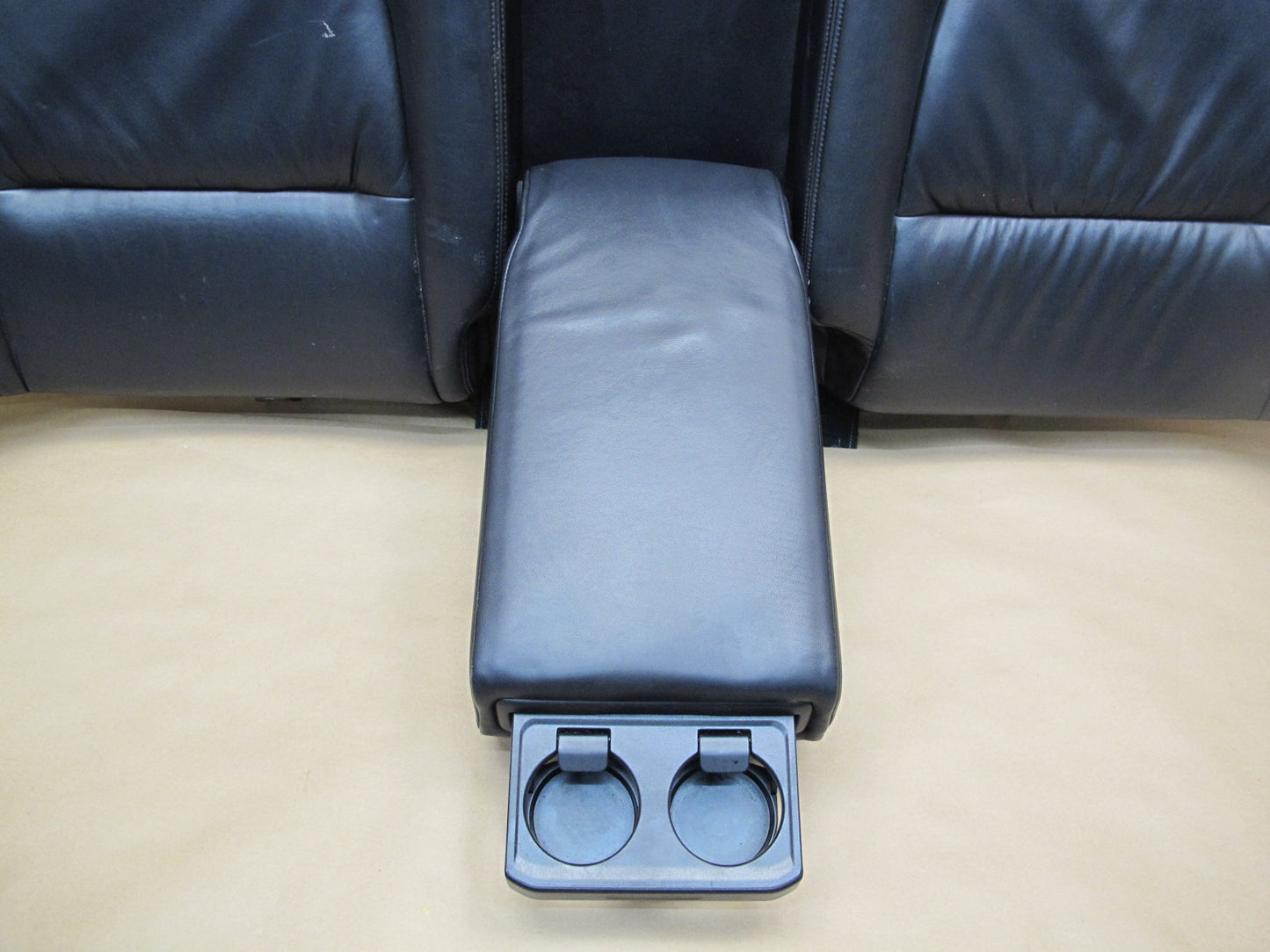 98-00 Lexus UCF20L LS400 Rear Upper & Lower Seat Cushion Leather Black OEM