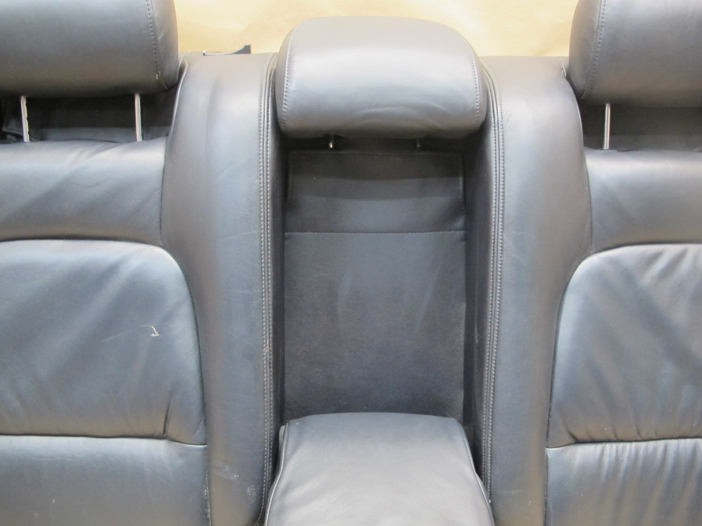 98-00 Lexus UCF20L LS400 Rear Upper & Lower Seat Cushion Leather Black OEM