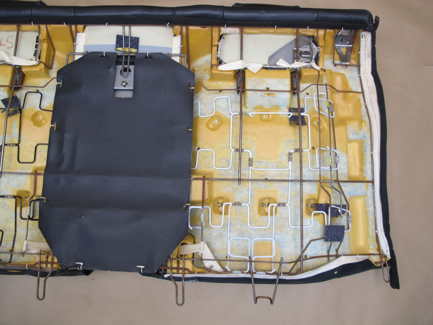 98-00 Lexus UCF20L LS400 Rear Upper & Lower Seat Cushion Leather Black OEM