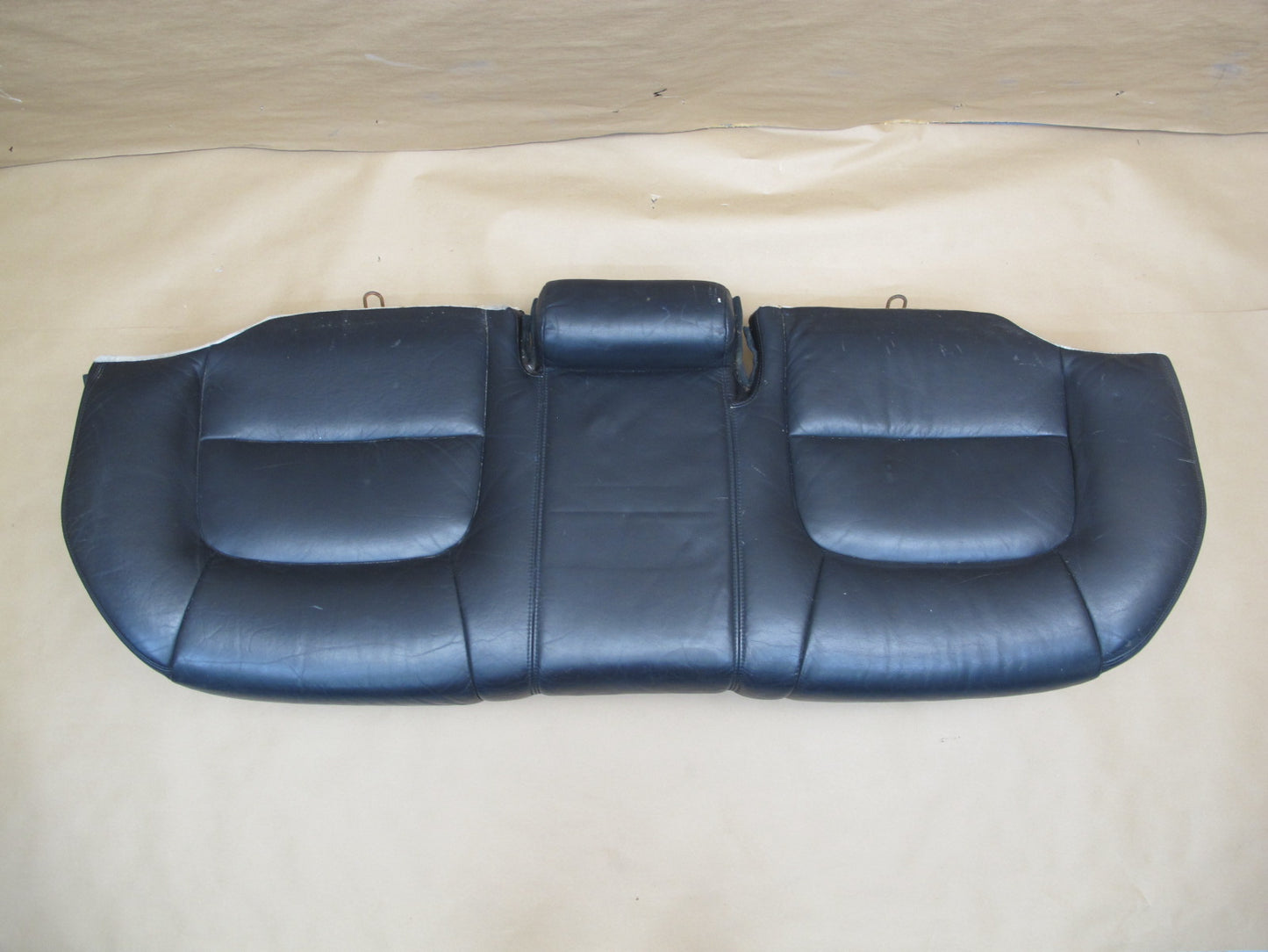 98-00 Lexus UCF20L LS400 Rear Upper & Lower Seat Cushion Leather Black OEM