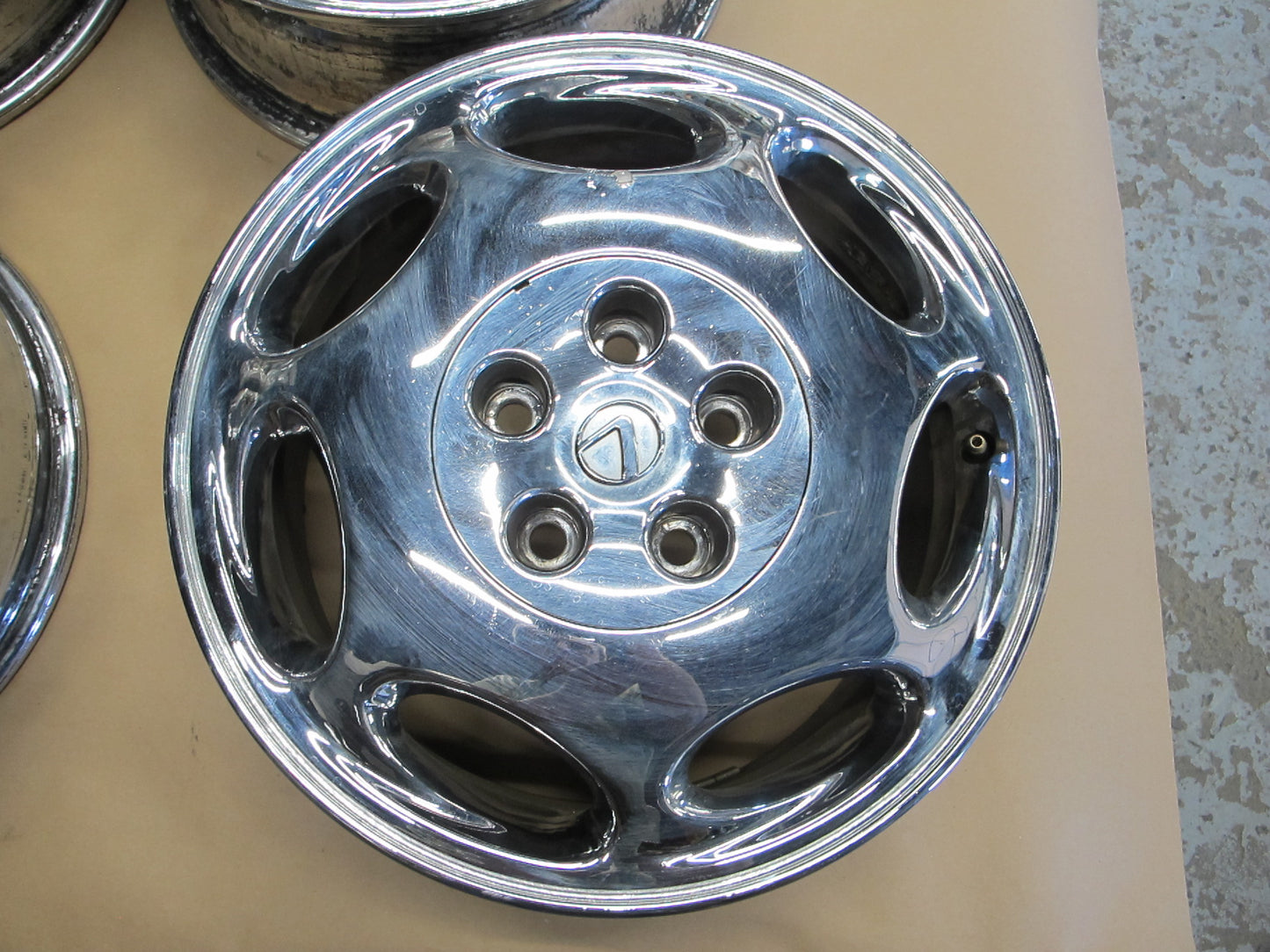 99-00 Lexus UCF20L LS400 16" R16 Chrome Alloy Wheel Rim Set 16X7J ET45 OEM