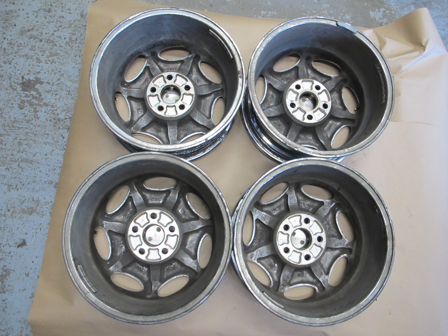 99-00 Lexus UCF20L LS400 16" R16 Chrome Alloy Wheel Rim Set 16X7J ET45 OEM