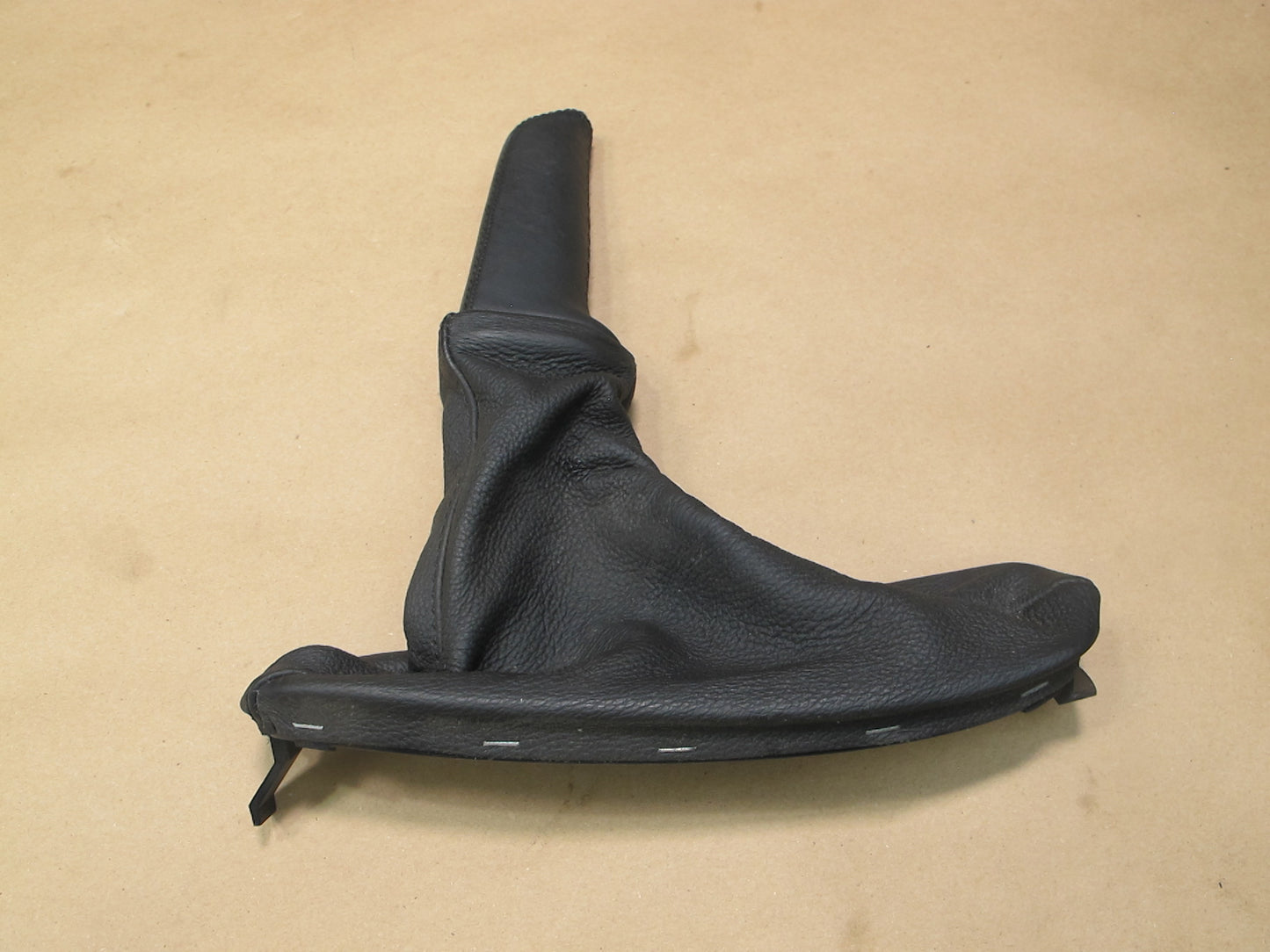 06-10 BMW E63 E64 6-SERIES Parking Brake Handle Leather Boot Cover Black OEM