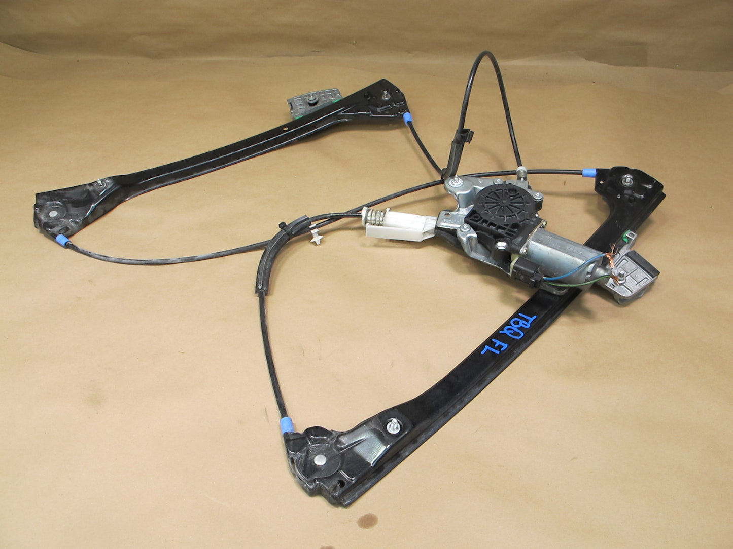 01-06 BMW E46 Coupe Convertible Left Door Window Regulator w Motor OEM