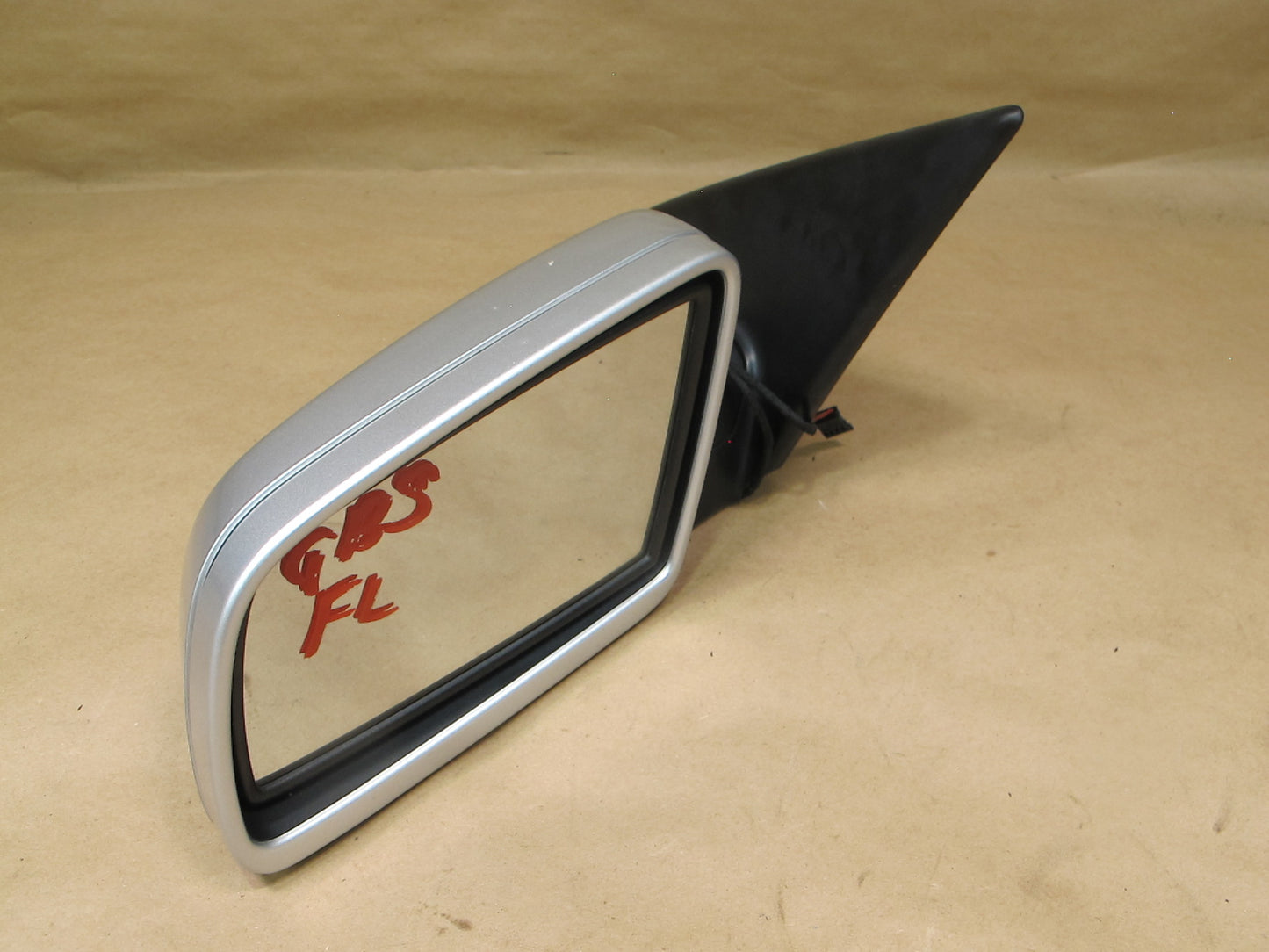 06-07 BMW E63 E64 Front Left Door Side View Auto Dim Power Mirror Silver OEM