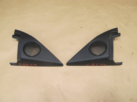 04-10 BMW E63 E64 Set of 2 Left & Right Door Tweeter Speaker Trim Cover OEM