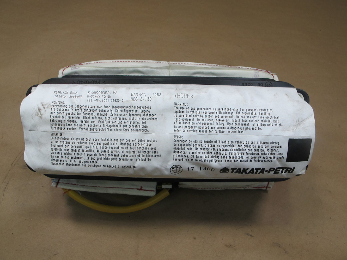 03-05 BMW E85 E86 FRONT RIGHT PASSENGER SIDE DASH SRS AIRBAG OEM