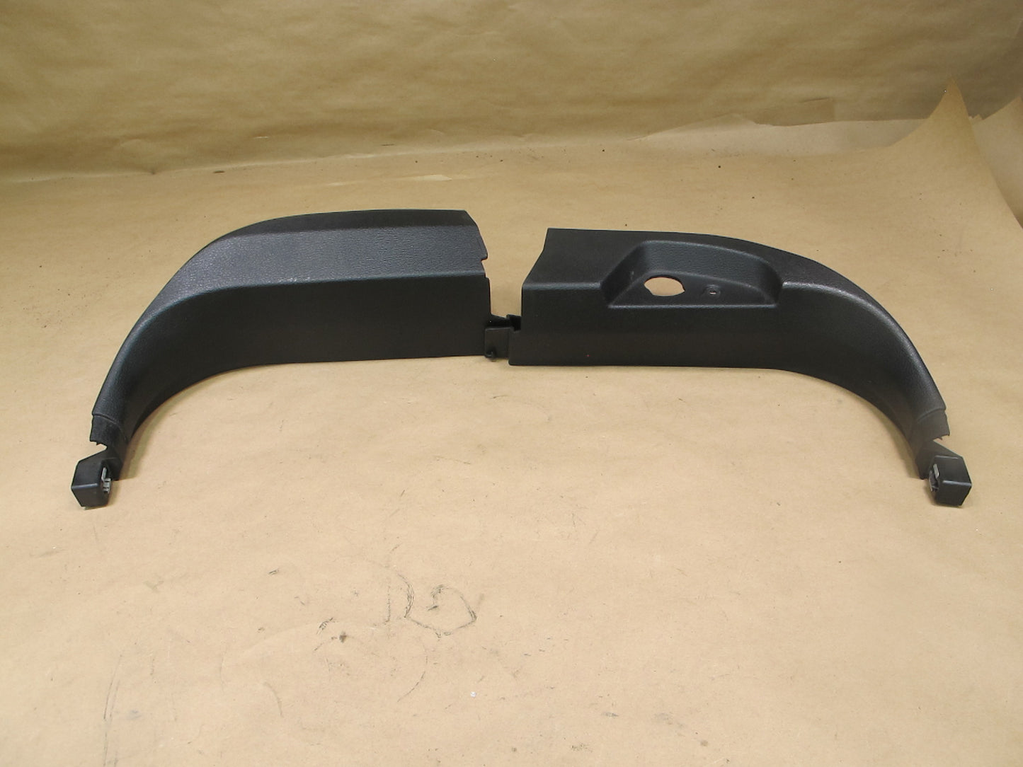 14-18 BMW F15 X5 Set of 2 Front Left Right Lower A Pillar Trim Cover Black OEM