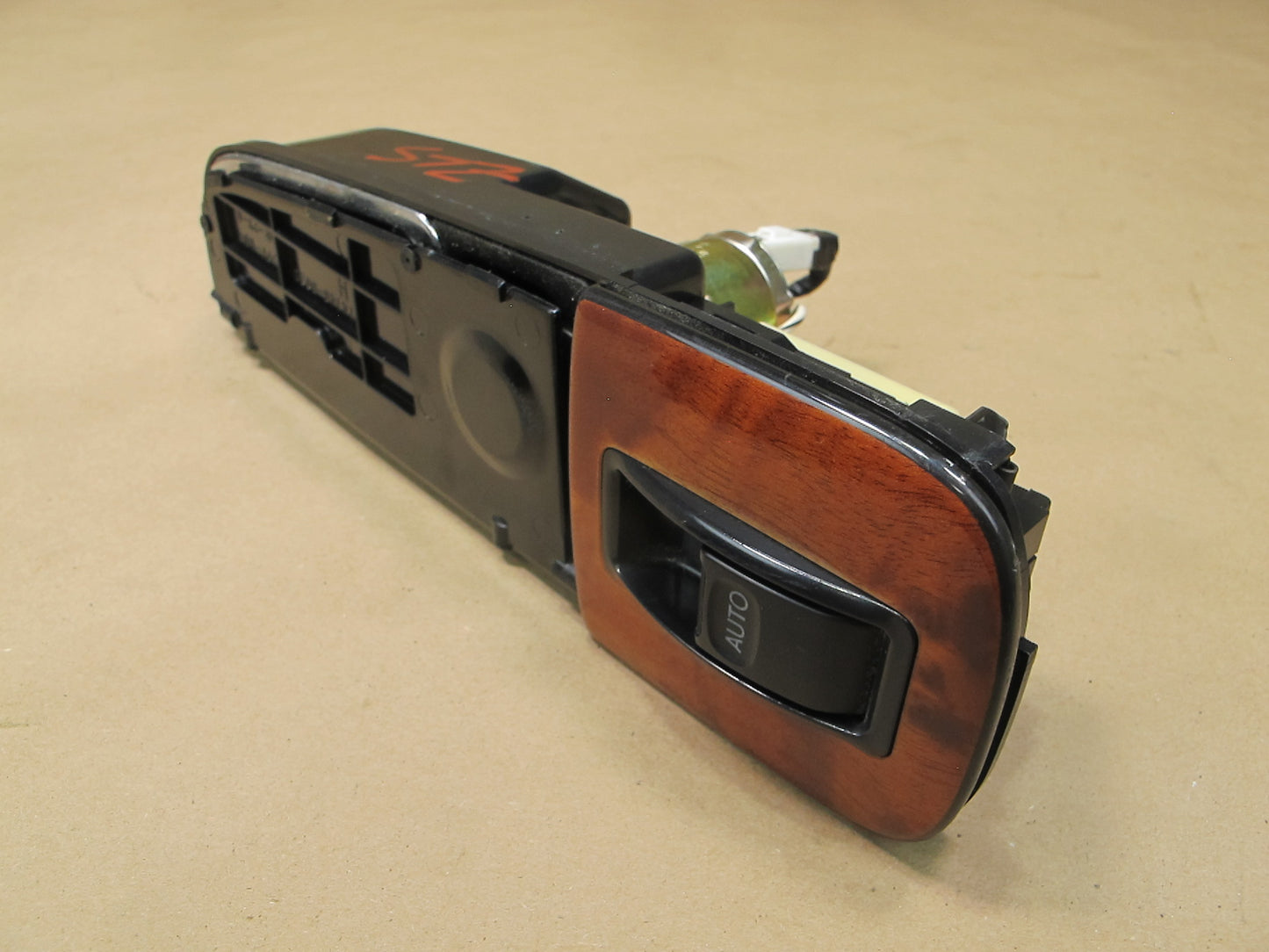 98-00 Lexus UCF20L LS400 8pcs Door Window Switch Woodgrain Trim Cover Set OEM
