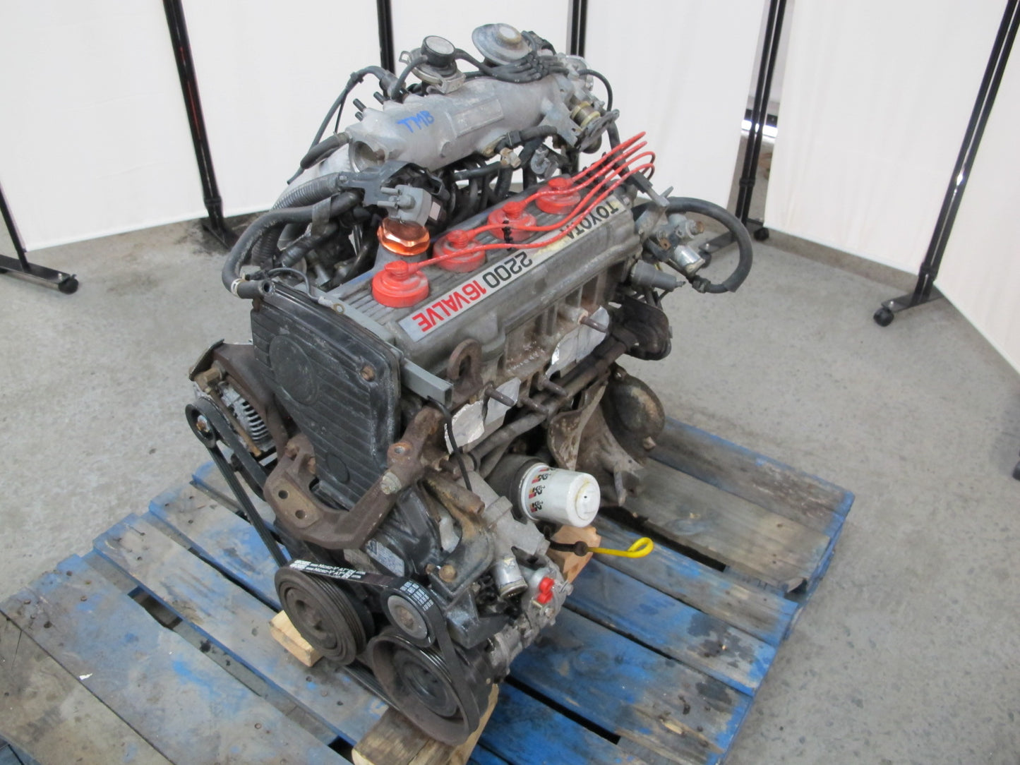 91-92 Toyota SW21L MR2 2.2L 5SFE VIN S 4TH Digit NON Turbo Engine Motor 102k