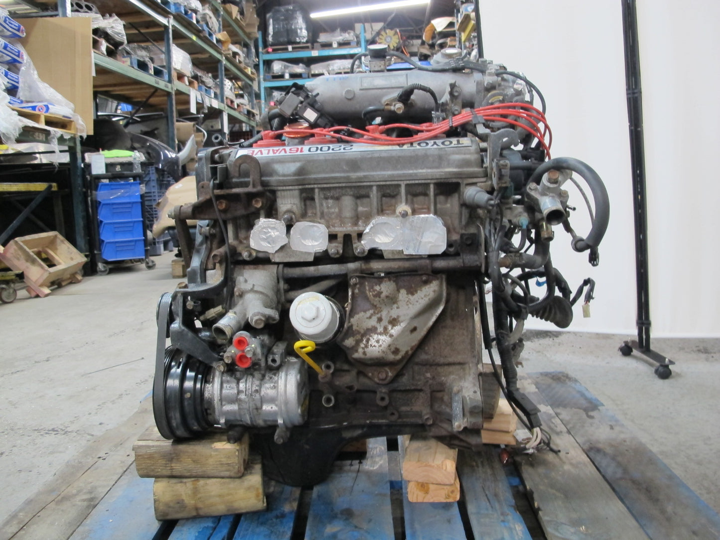 91-92 Toyota SW21L MR2 2.2L 5SFE VIN S 4TH Digit NON Turbo Engine Motor 102k