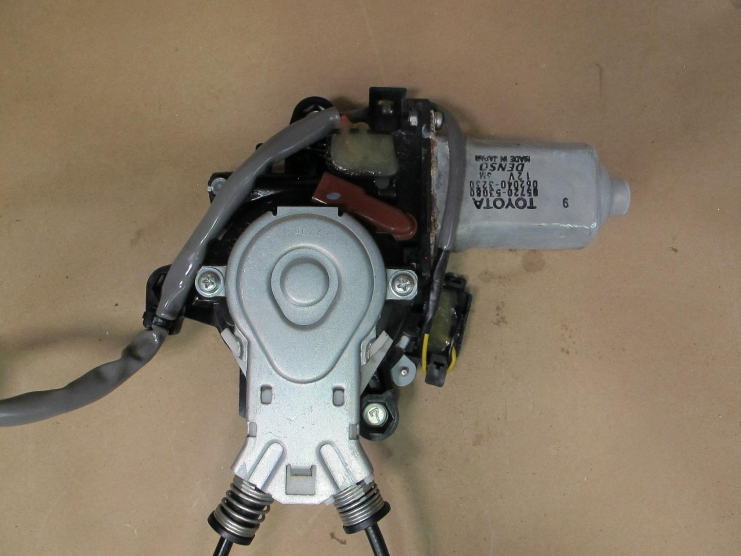 10-15 Lexus IS250 IS350 Convertible Rear Left Window Regulator w Motor OEM