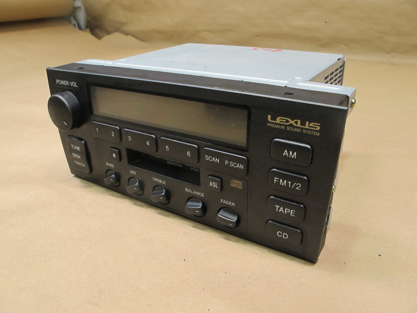 98-00 Lexus UCF20L LS400 Radio Cassette CD Player Receiver Head Unit OEM