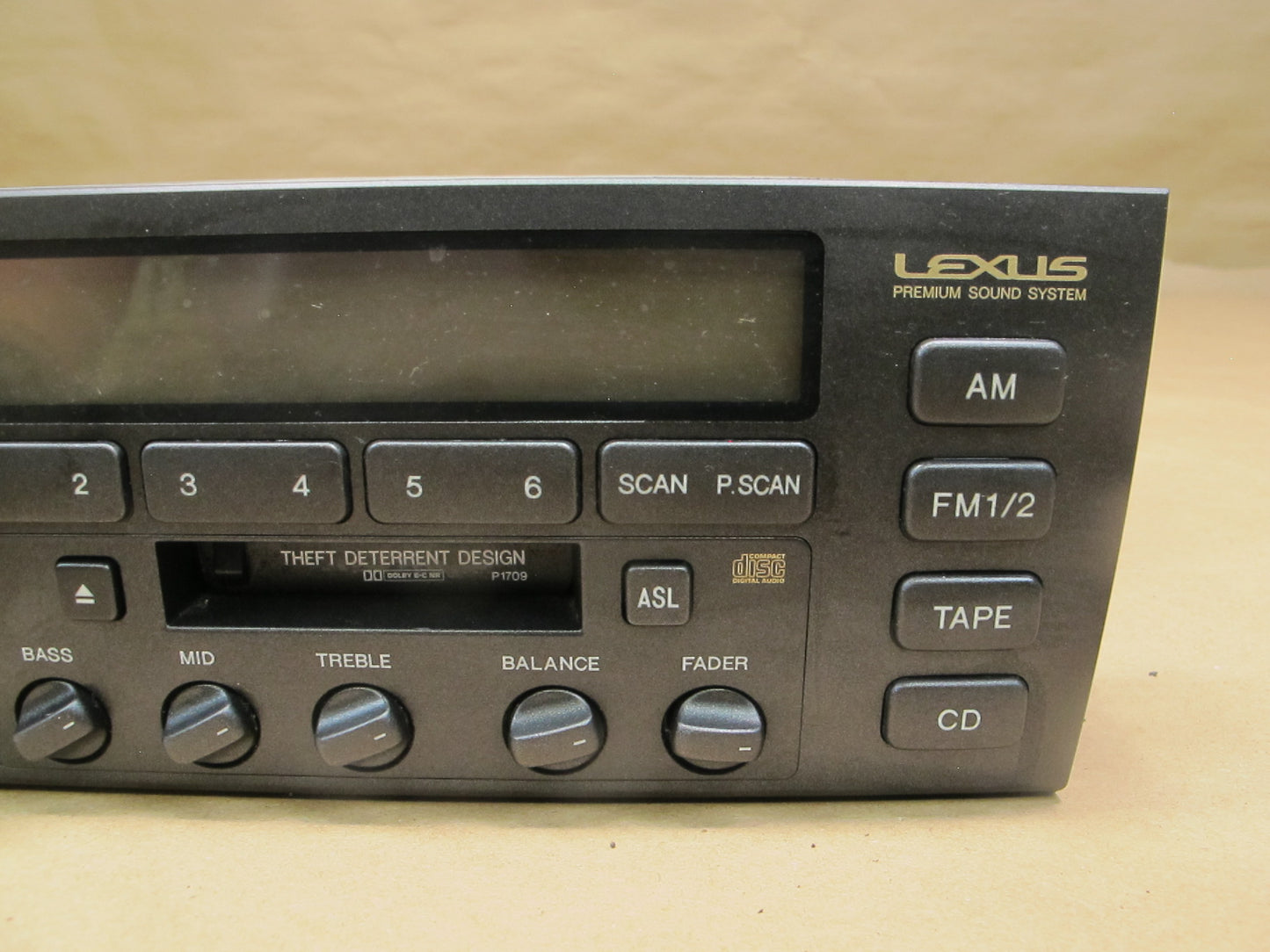 98-00 Lexus UCF20L LS400 Radio Cassette CD Player Receiver Head Unit OEM